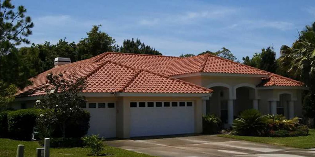 Non-Pressure Tile Roof Cleaning - After